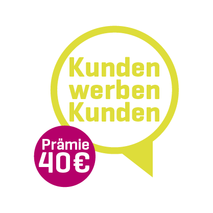 Sprechblase mit 40 Euro hinweis