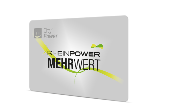 Grafik Rheinpower-Kundenkarte Bild der Kundenkarte Rheinpower