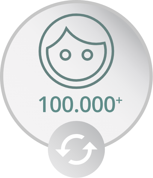 Icon 100.000 Kunden Icon 100.000 Kunden